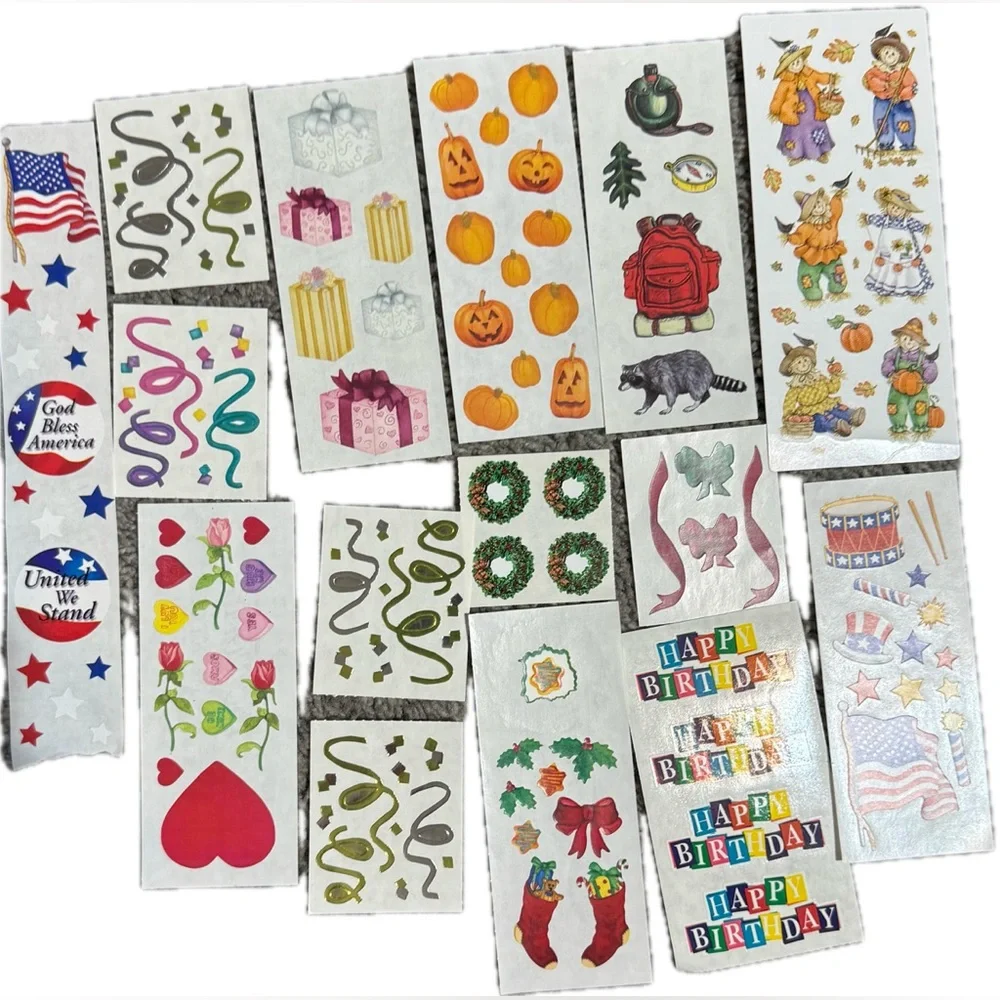 $5 Assorted Holiday and Celebration Stickers. CREATIVE MEMORIES. $5 IF BUNDLED W